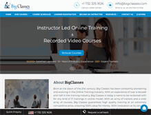 Tablet Screenshot of bigclasses.com
